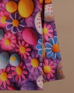 بلوز شلوار مخمل نانو 5بعدی گل Family - Image 7