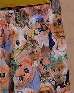 بلوز شلوار مخمل نانو 5 بعدی Labubu family - Image 13