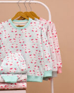 بلوز شلوار تمام چاپ گربه - Image 11