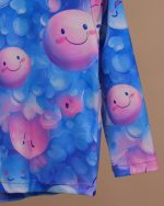 بلوز شلوار مخمل نانو 5 بعدی حباب خوشحال  family - Image 7