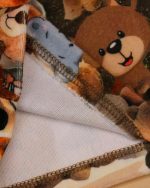 بلوز شلوار مخمل نانو 5 بعدی Teddy family - Image 5