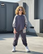 بلوز شلوار آستین رگلان Button model