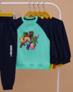 بلوز شلوار آستین رگلان minecraft - Image 23