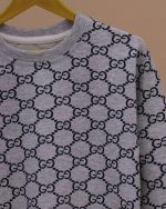 بلوز شلوار ملانژ تمام چاپ گوچی - Image 9