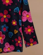 بلوز شلوار مخمل نانو 5 بعدی گل کاموایی family - Image 8