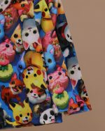 بلوز شلوار مخمل نانو 5 بعدی Cat - Image 5