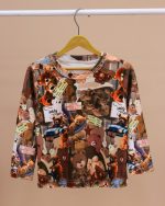 بلوز شلوار مخمل نانو 5 بعدی Teddy family - Image 9