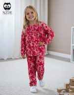 بلوز شلوار مخمل نانو 5 بعدی خرس مهربون family