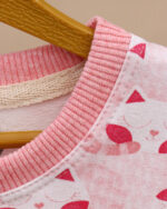 بلوز شلوار تمام چاپ گربه - Image 25