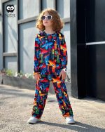 بلوز شلوار مخمل نانو 5 بعدی هواپیما