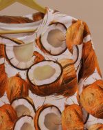 بلوز شلوار مخمل نانو 5بعدی نارگیل Family - Image 6