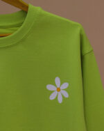 بلوز دخترانه کشبافت ضربدری بابونه - Image 13