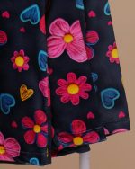 بلوز شلوار مخمل نانو 5 بعدی گل کاموایی family - Image 5