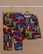 بلوز شلوار مخمل نانو 5 بعدی هواپیما - Image 13