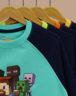 بلوز شلوار آستین رگلان minecraft - Image 21