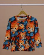 بلوز شلوار مخمل نانو 5 بعدی گربه  family - Image 9