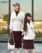 بارونی ست مادر دختری stylish