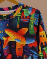 بلوز شلوار مخمل نانو 5 بعدی هواپیما - Image 10