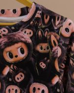 بلوز شلوار مخمل نانو 5 بعدی لبوبو family - Image 9