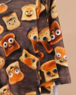 بلوز شلوار مخمل نانو 5 بعدی bread  family - Image 4