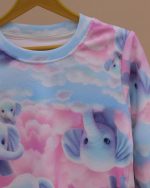 بلوز شلوار مخمل نانو 5 بعدی فیل کوچولو - Image 11