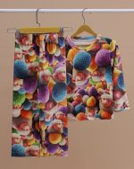 بلوز شلوار مخمل نانو 5 بعدی ببعی family - Image 11