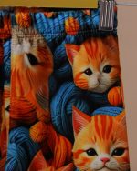 بلوز شلوار مخمل نانو 5 بعدی گربه  family - Image 13