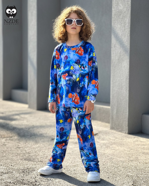 بلوز شلوار مخمل نانو 5 بعدی Nemo - Image 1