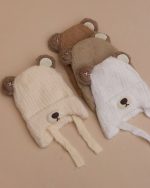 کلاه داخل خز خرس گوش ضربدری - Image 11