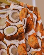 بلوز شلوار مخمل نانو 5بعدی نارگیل Family - Image 4