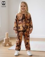 بلوز شلوار مخمل نانو 5 بعدی تدی family