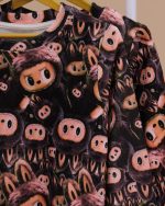 بلوز شلوار مخمل نانو 5 بعدی لبوبو family - Image 5