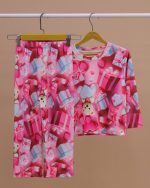 بلوز شلوار مخمل نانو 5 بعدی bear family - Image 10