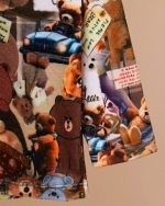 بلوز شلوار مخمل نانو 5 بعدی Teddy family - Image 10