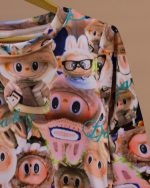 بلوز شلوار مخمل نانو 5 بعدی Labubu family - Image 7