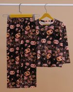 بلوز شلوار مخمل نانو 5 بعدی لبوبو family - Image 3