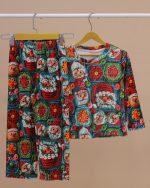 بلوز شلوار مخمل نانو 5 بعدی کریسمس family - Image 12