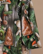 بلوز شلوار مخمل نانو 5 بعدی جنگل family - Image 6