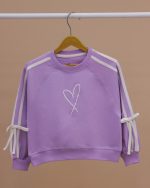 کراپ شلوار آستین رگلان قلب - Image 9