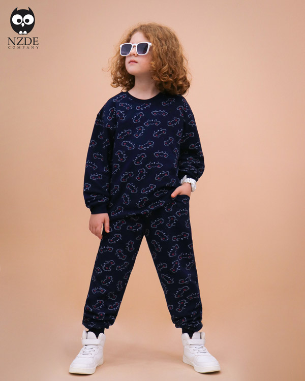 بلوز شلوار کوالا تمام چاپ - Image 1