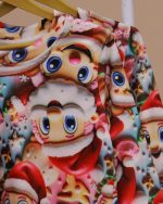 بلوز شلوار مخمل نانو 5 بعدی بابانوئل  family - Image 6