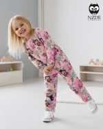 بلوز شلوار مخمل نانو 5 بعدی عروسک لبوبو family - Image 3