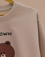 بلوز بگ استایل brown - Image 10