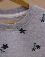 بلوز شلوار تمام چاپ گل شبدر - Image 8