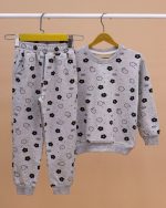 بلوز شلوار دخترانه تمام چاپ گل - Image 11