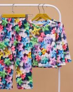 بلوز شلوار مخمل نانو 5 بعدی ستاره family - Image 6