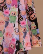 بلوز شلوار مخمل نانو 5 بعدی عروسک لبوبو family - Image 6