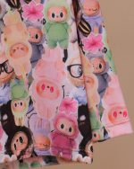 بلوز شلوار مخمل نانو 5 بعدی عروسک لبوبو family - Image 9