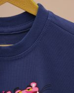 تیشرت شلوار بگ استایل پلنگ صورتی - Image 13