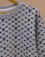 بلوز شلوار ملانژ تمام چاپ LV - Image 9